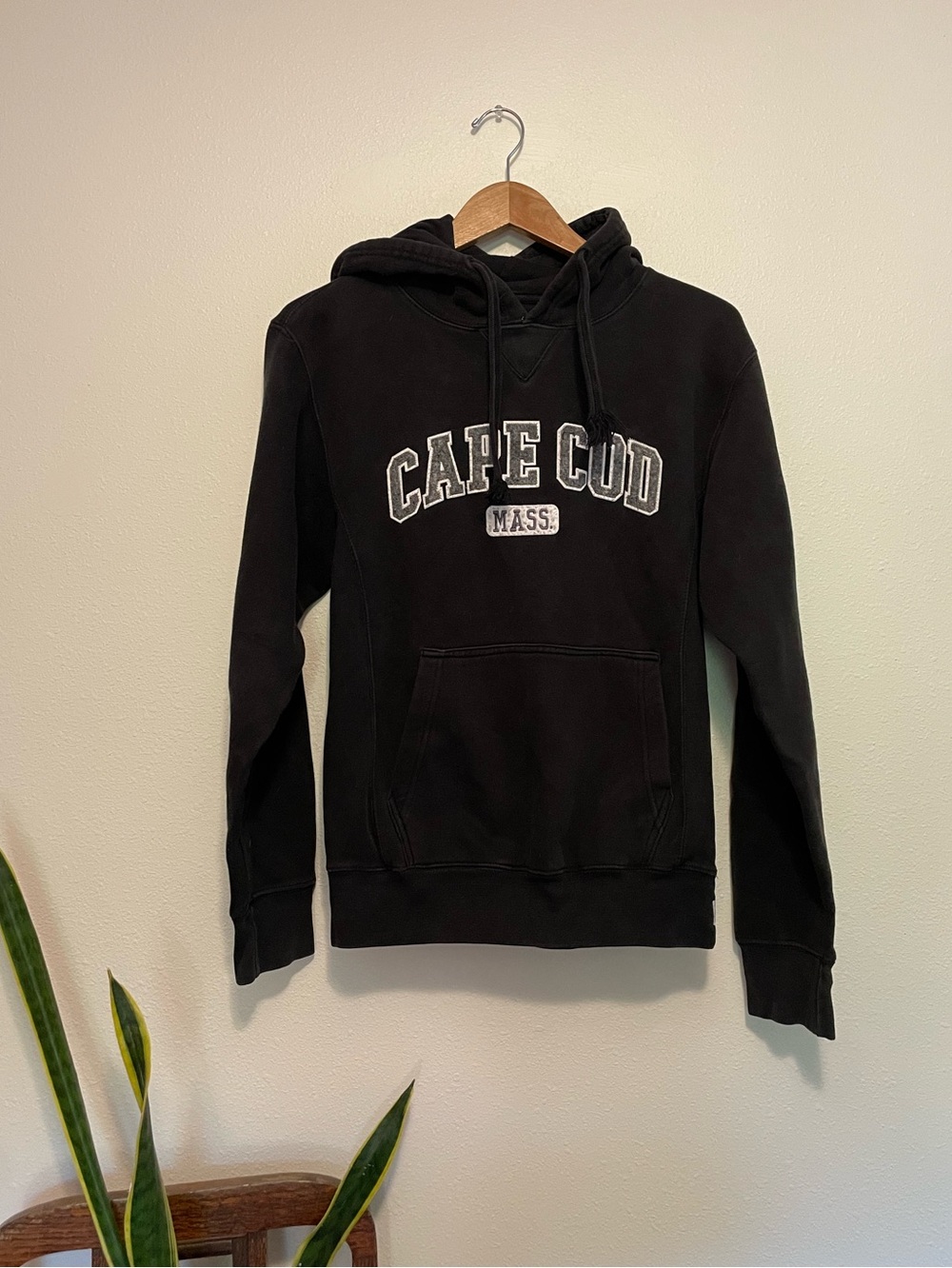 Cape Cod graphic black hoodie